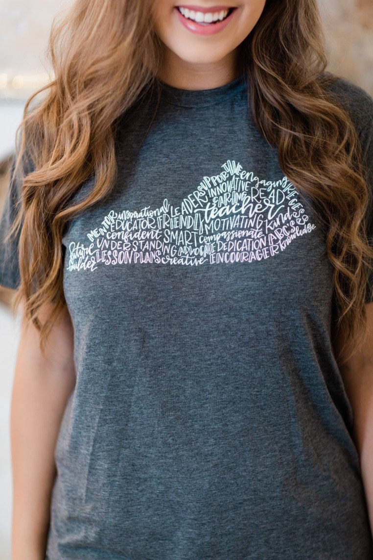 Kentucky Teacher Tee - Doodles by Rebekah