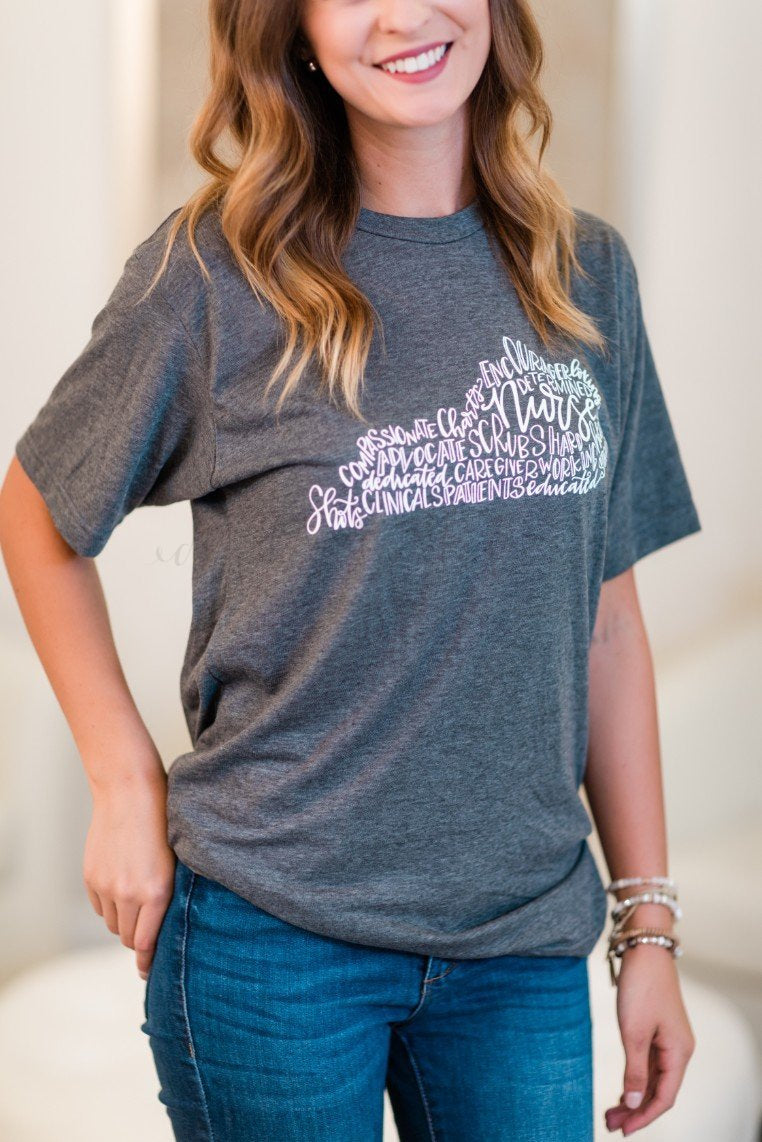 Kentucky Nurse Tee - Doodles by Rebekah
