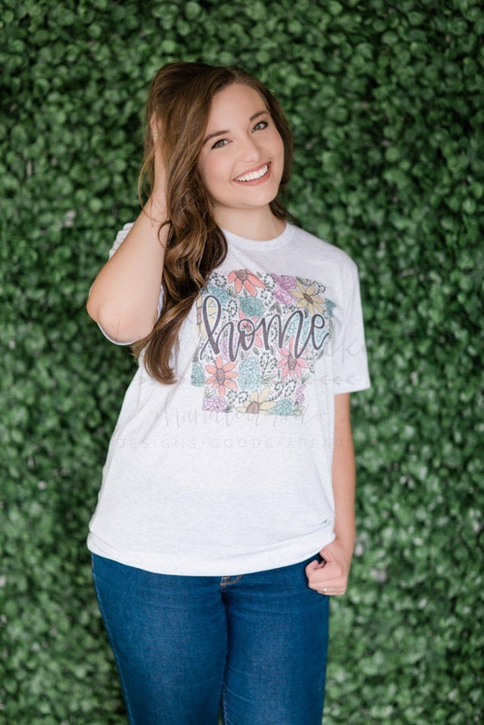 Arkansas Floral Tee - Doodles by Rebekah
