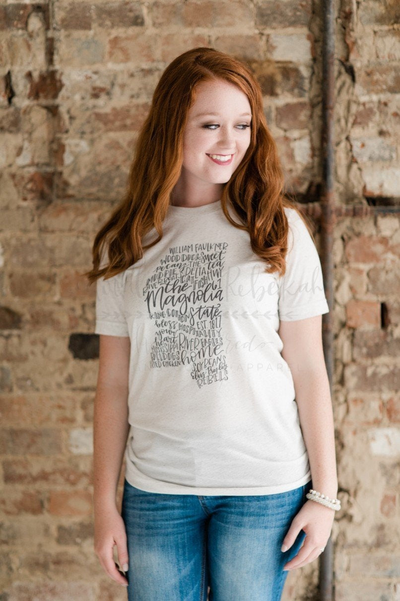 Mississippi Word Art - Doodles by Rebekah