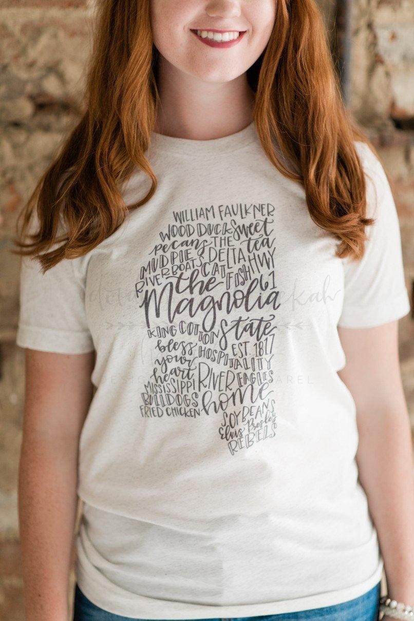 Mississippi Word Art - Doodles by Rebekah