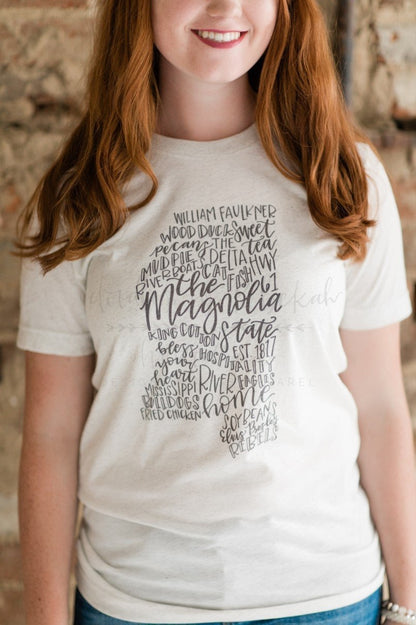 Mississippi Word Art - Doodles by Rebekah
