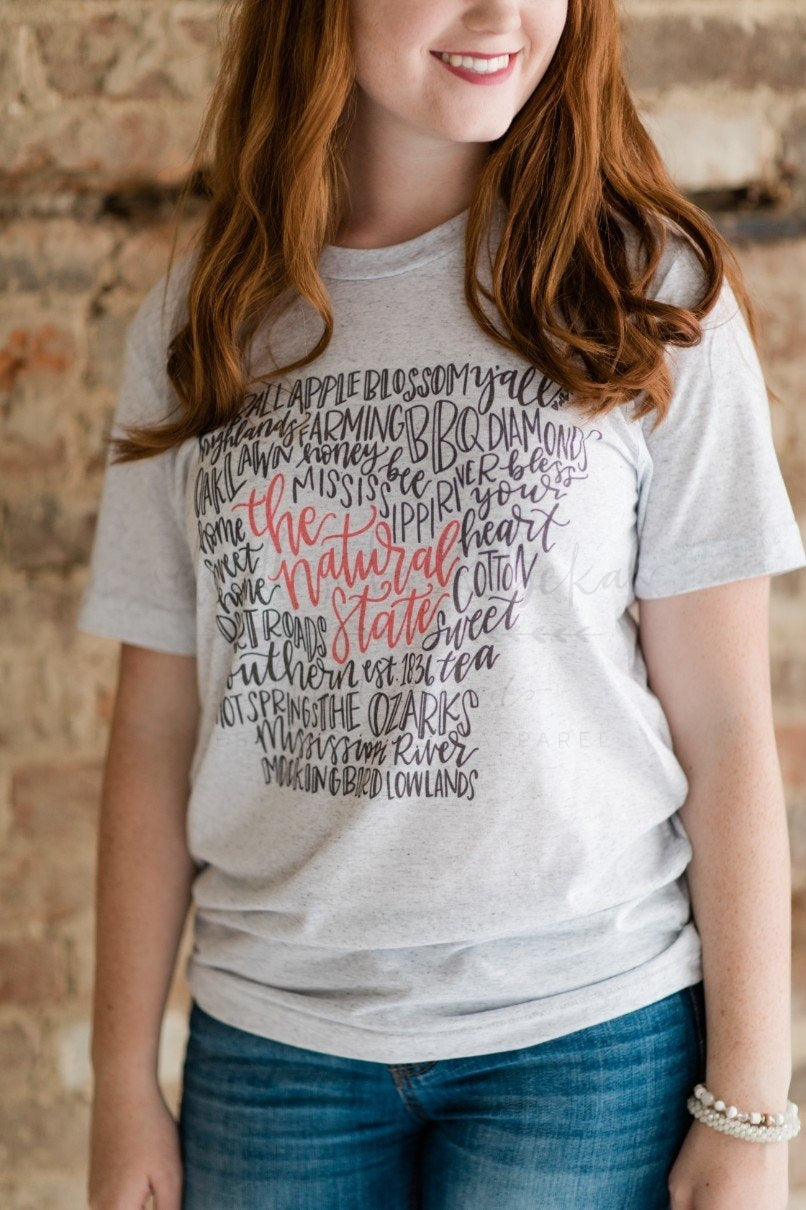 Arkansas Word Art - Doodles by Rebekah