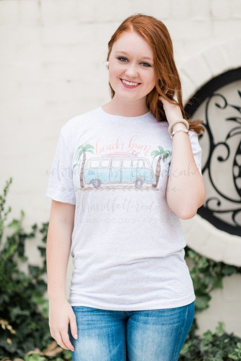 Beach Bum Tee - Doodles by Rebekah