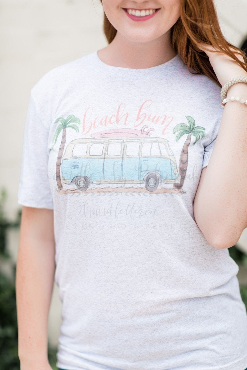 Beach Bum Tee - Doodles by Rebekah