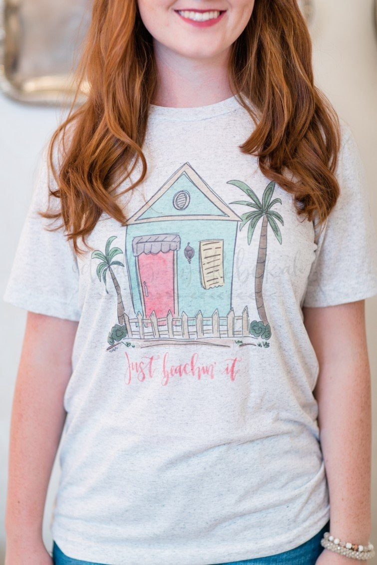 Just Beachin' It Tee - Doodles by Rebekah
