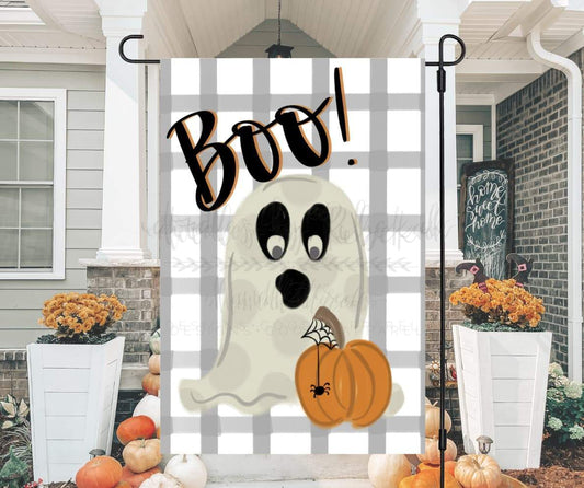 Boo Garden Flag - Garden Flag