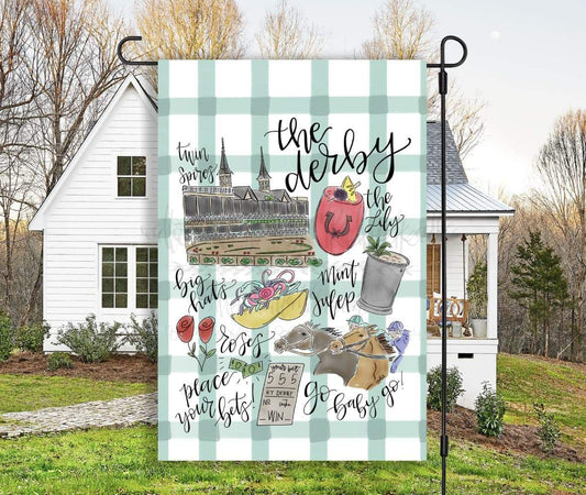 Derby Garden Flag - Garden Flag