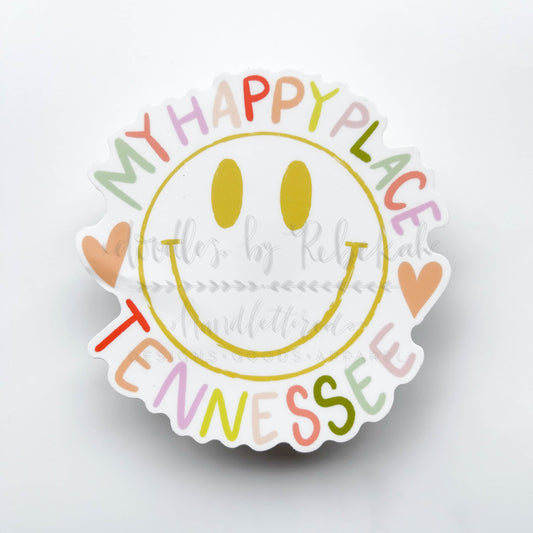 Tennessee Smiley My Happy Place Sticker - Sticker