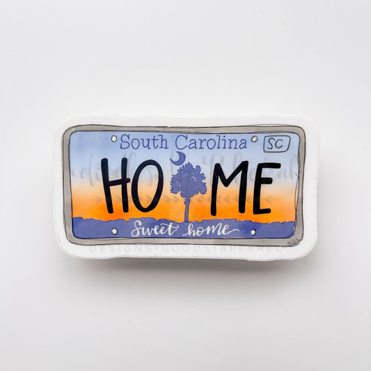 South Carolina License Plate Sticker - Sticker