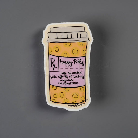 Happy Pills Sticker