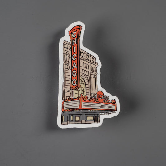 Chicago Theatre Sticker