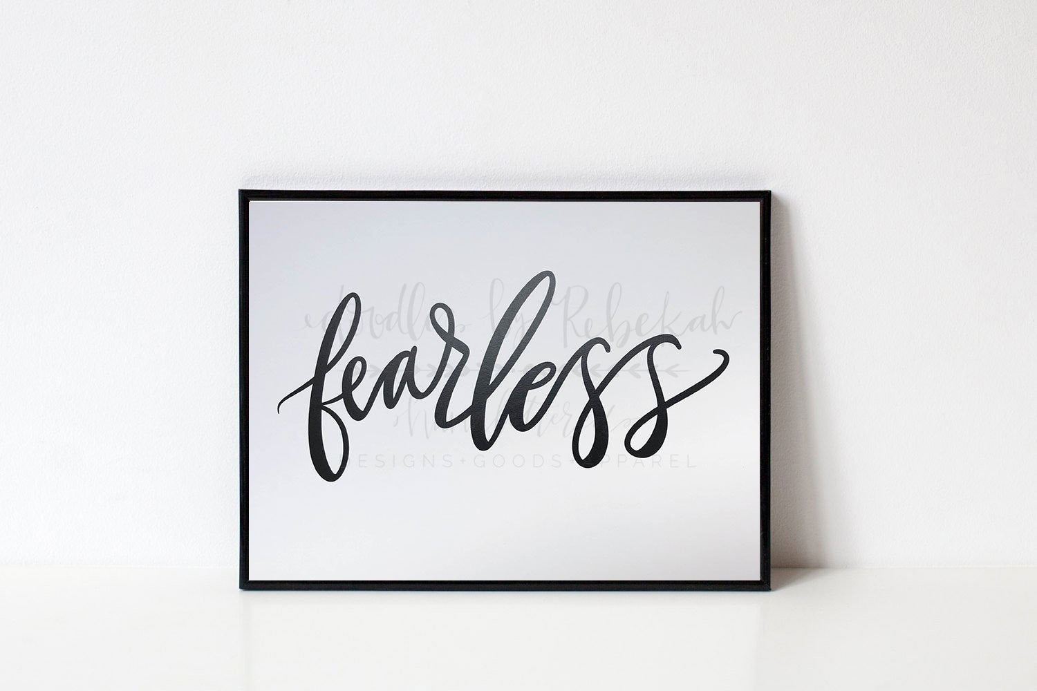Fearless 8x10 Print - Doodles by Rebekah
