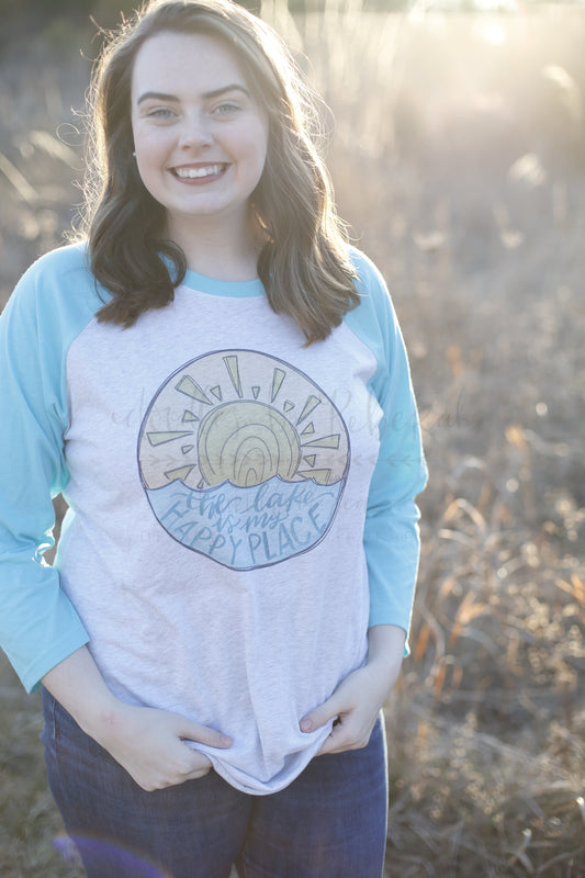 The Lake is My Happy Place - Tees