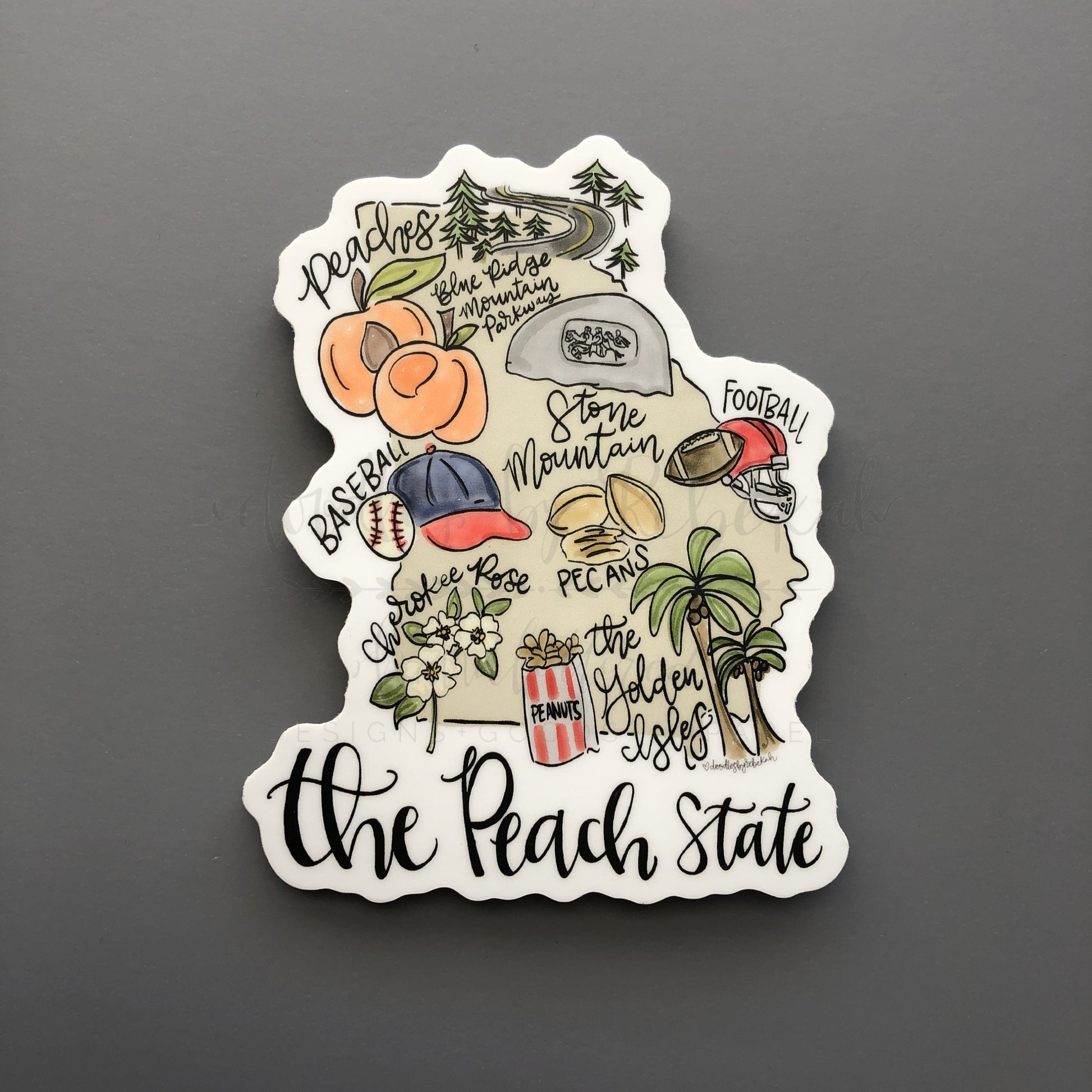 The Peach State Sticker - Sticker