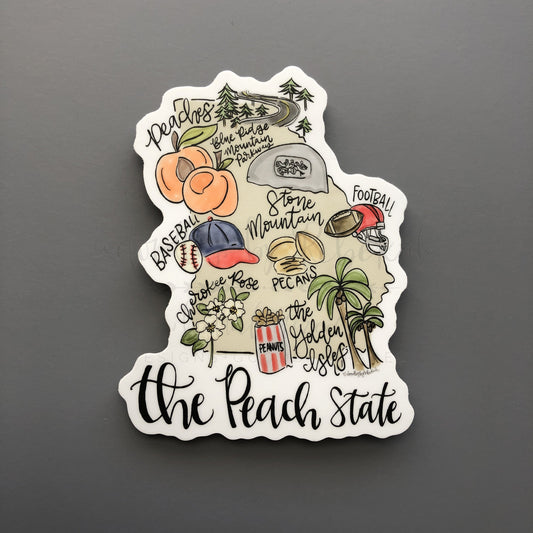 The Peach State Sticker - Sticker