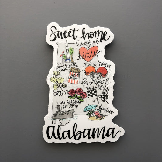 Sweet Home Alabama Sticker - Sticker