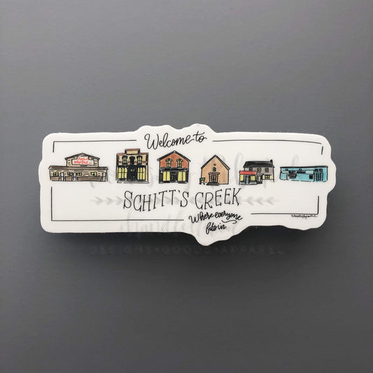 Welcome to Schitts Creek Sticker - Sticker
