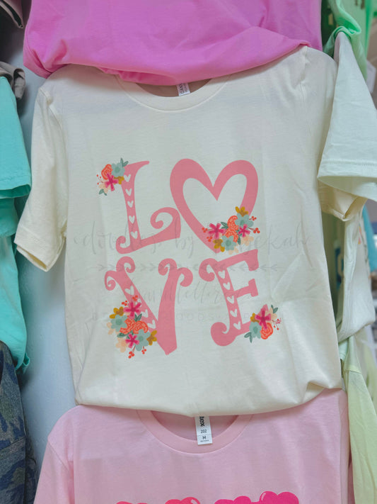 Love Floral Tee