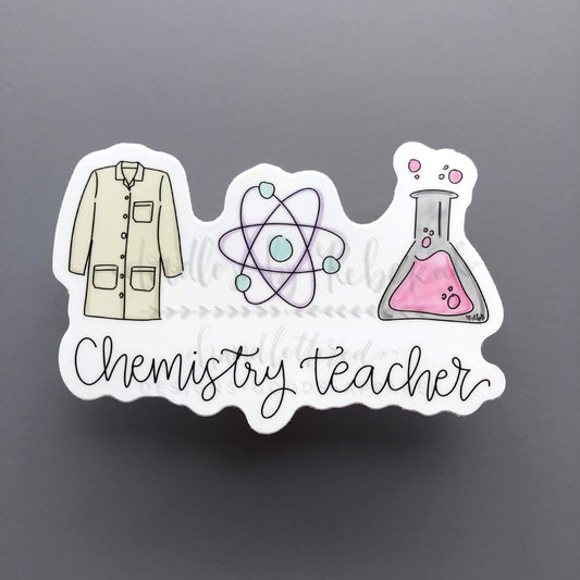 Chemistry Teacher Sticker