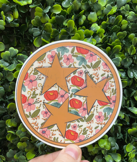 Tennessee Stars (Flowery) Sticker