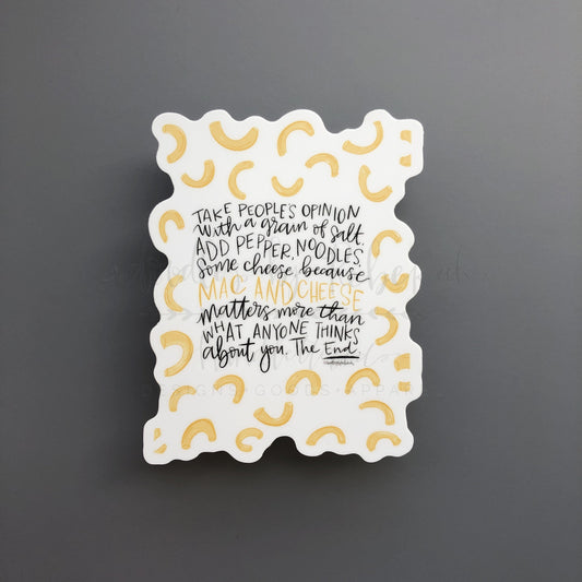 Mac and Cheese Sticker - Doodles by Rebekah