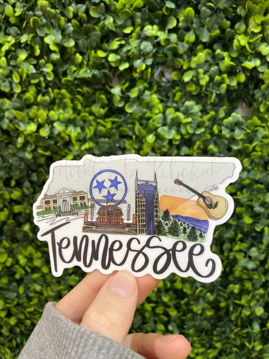 Tennessee Collage Sticker