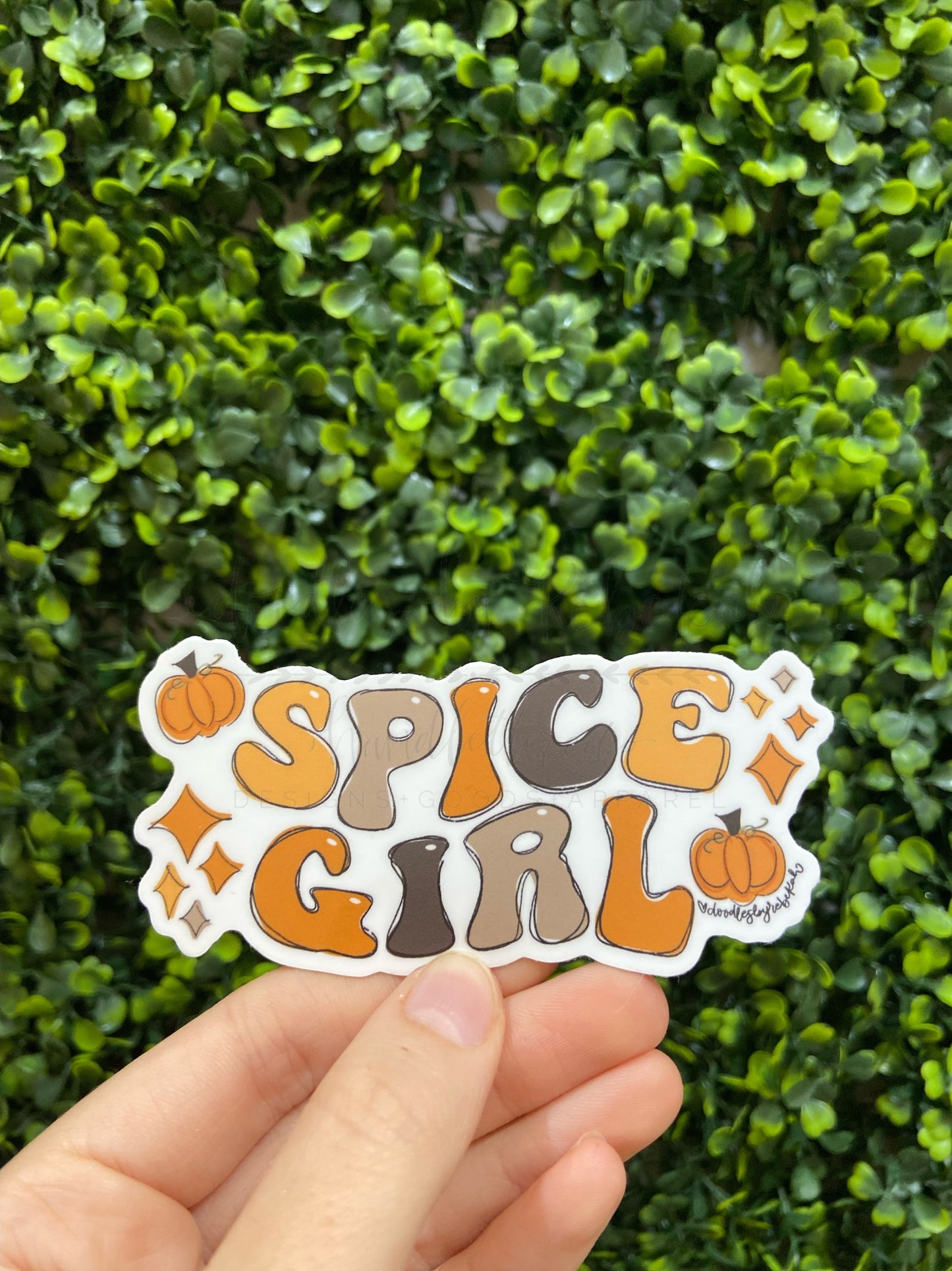 Spice Girl Sticker