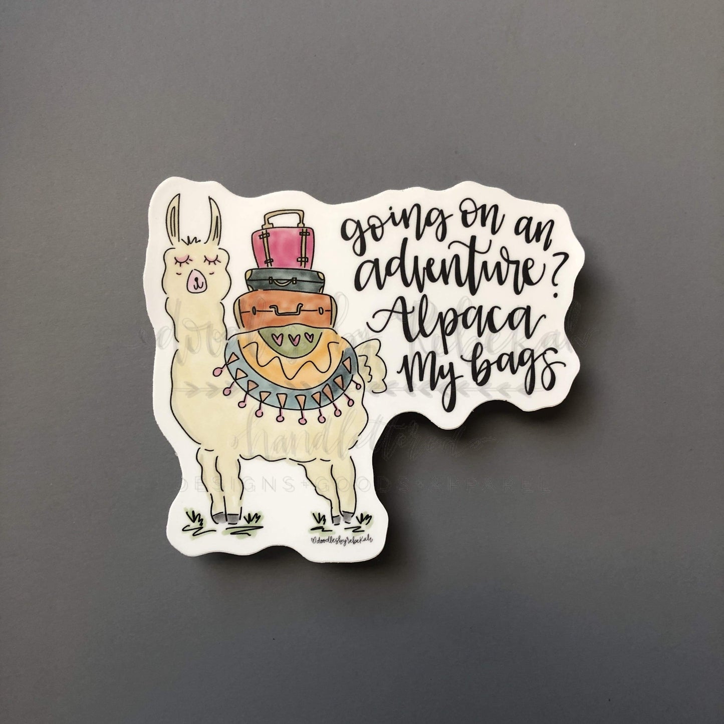 Alpaca My Bags Sticker