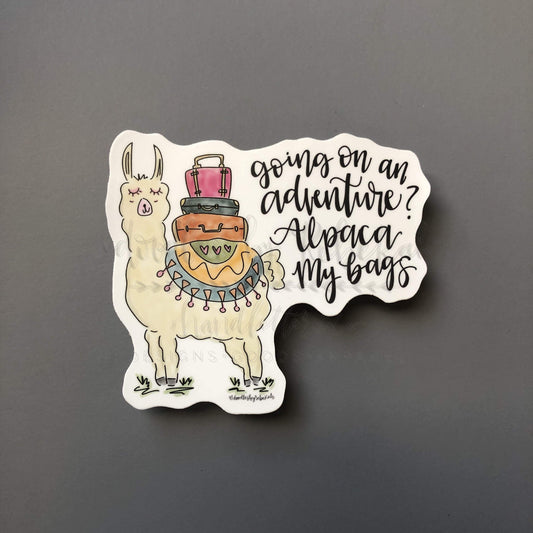 Alpaca My Bags Sticker