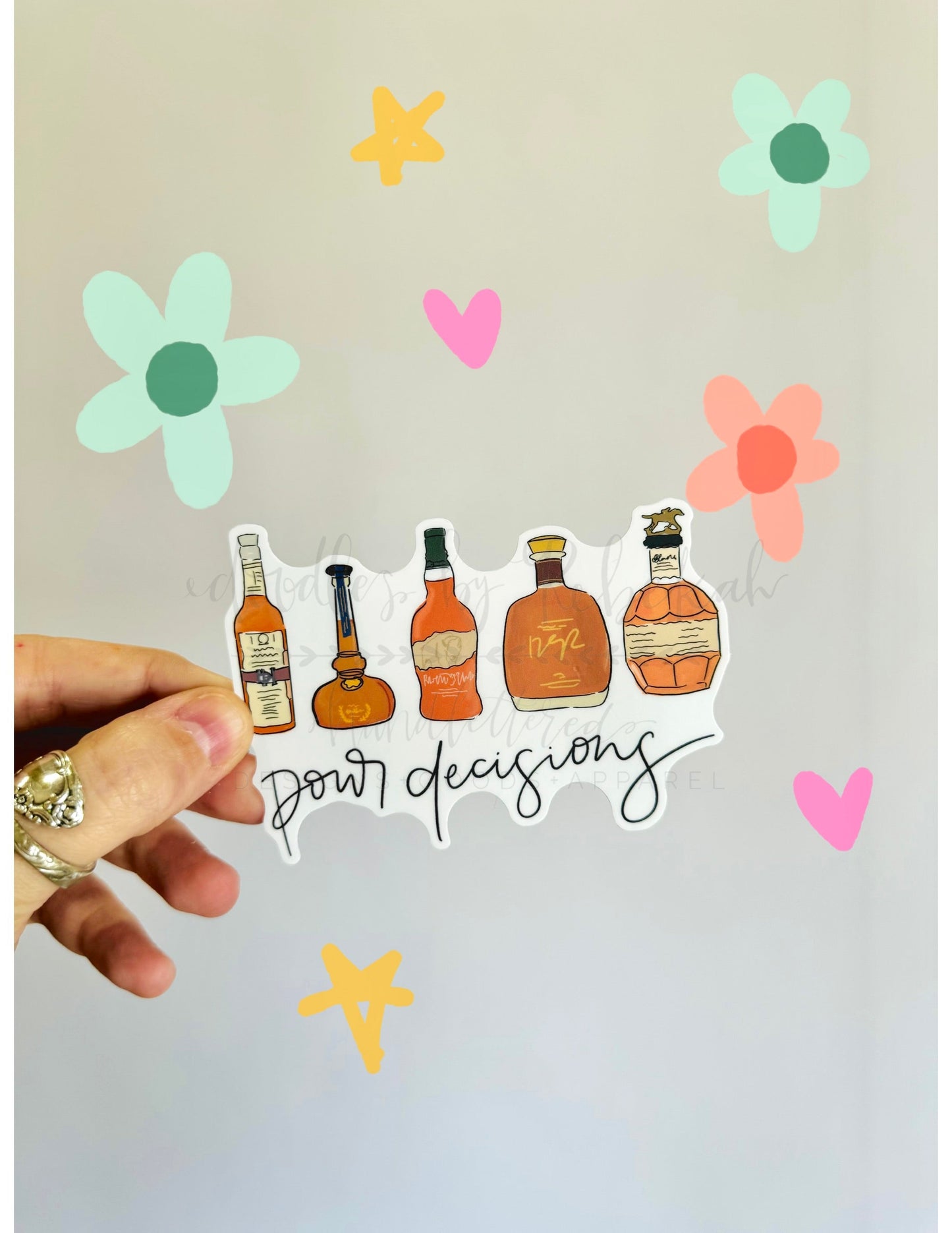 Pour Decisions Sticker