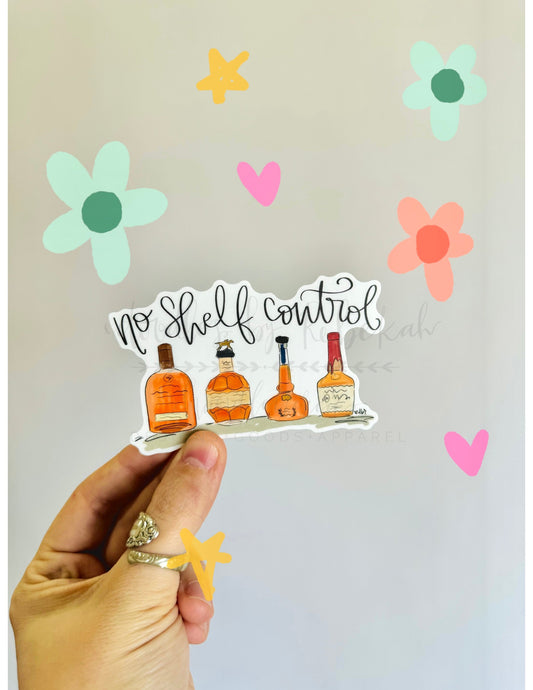 No Shelf Control Sticker