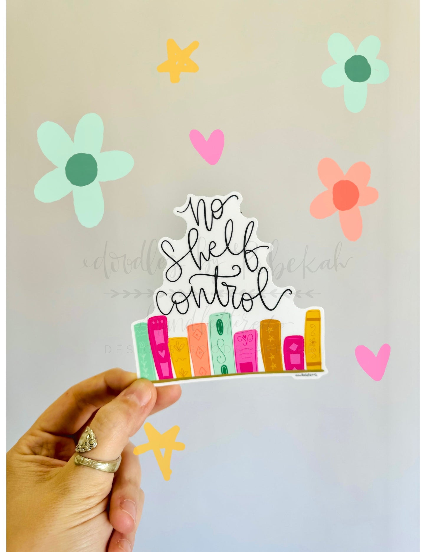 No Shelf Control (Books) Sticker