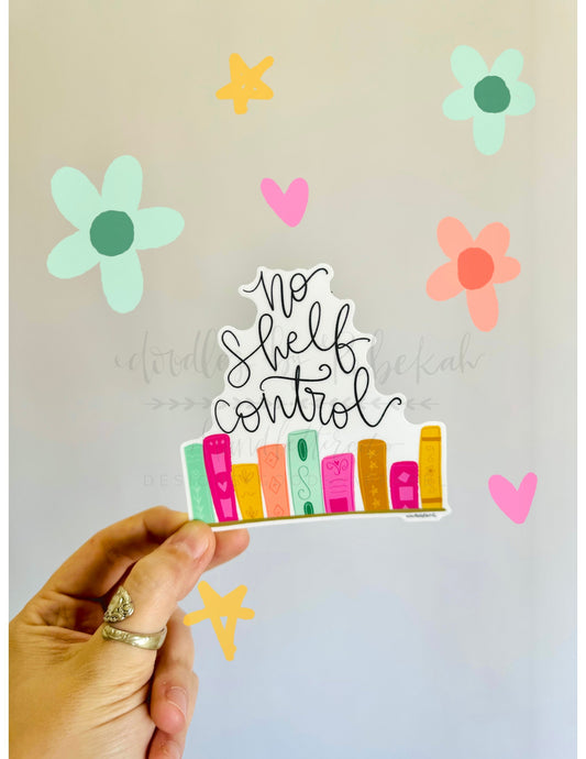 No Shelf Control (Books) Sticker