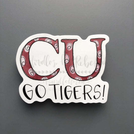 Campbellsville University 'CU' Sticker