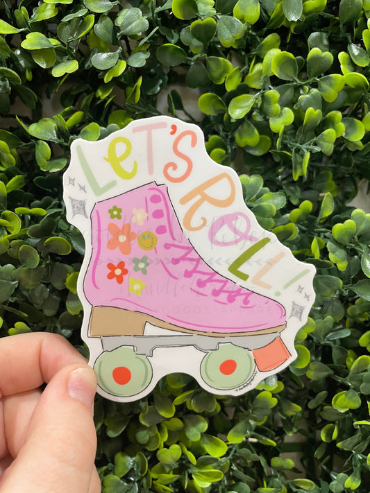 Let's Roll Sticker