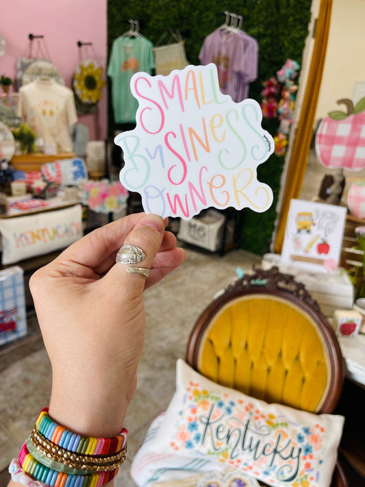 Small Business Owner Sticker