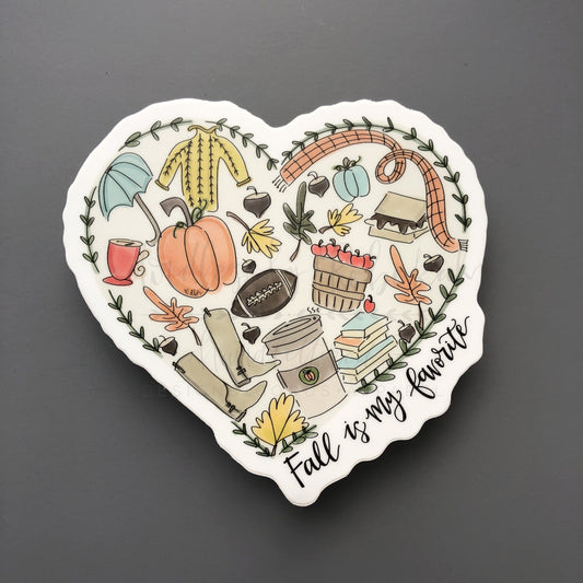 Fall Is My Favorite Sticker