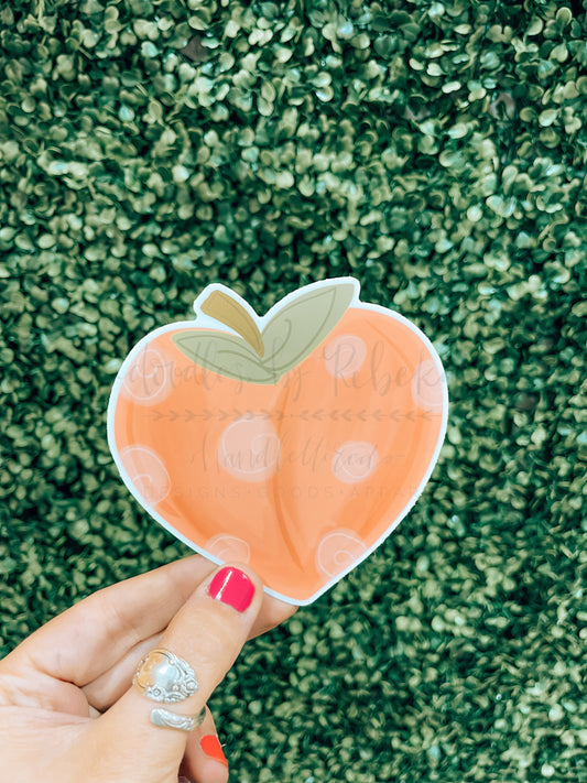 Peach Sticker