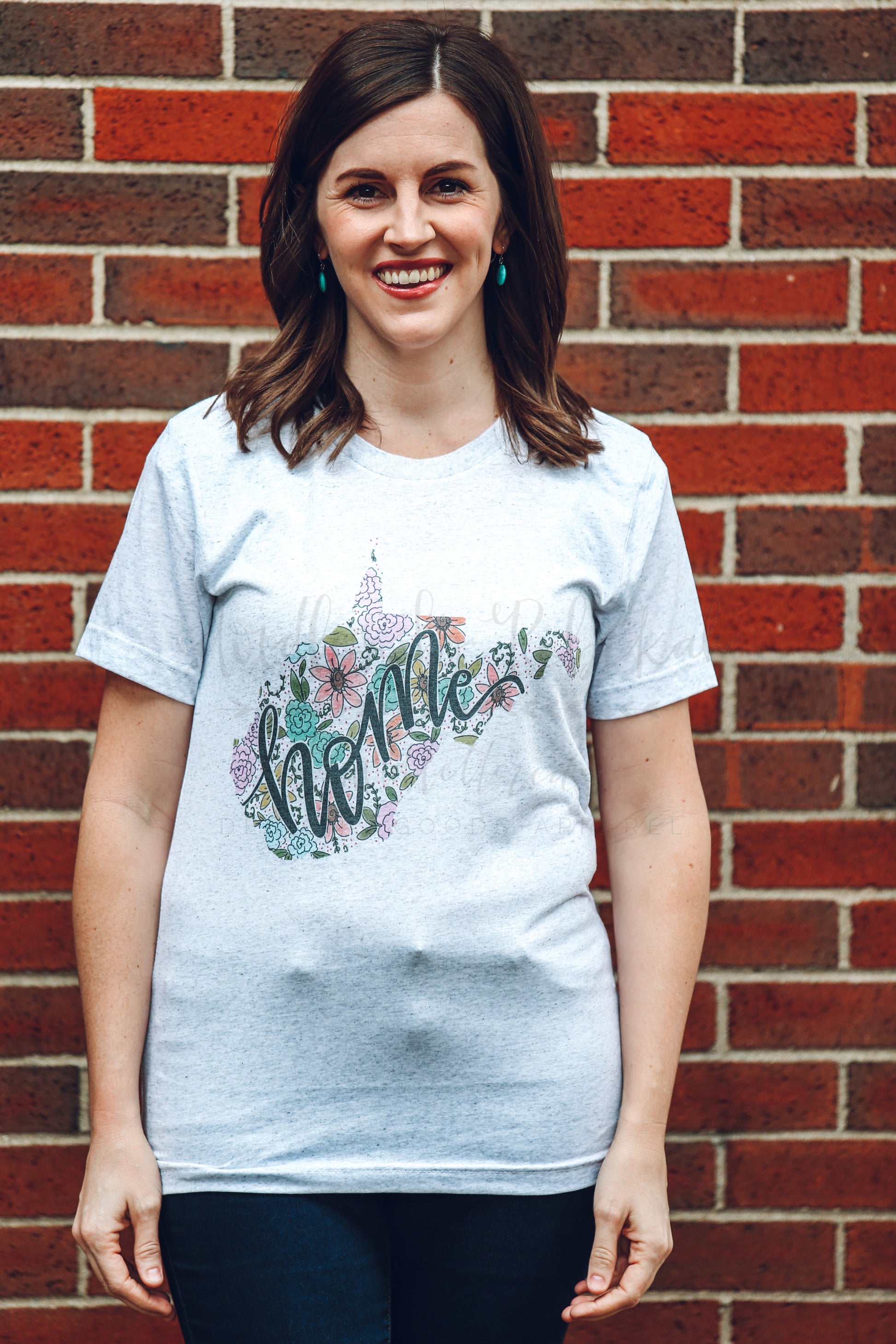 West Virginia Floral Tee - Graphic Tee