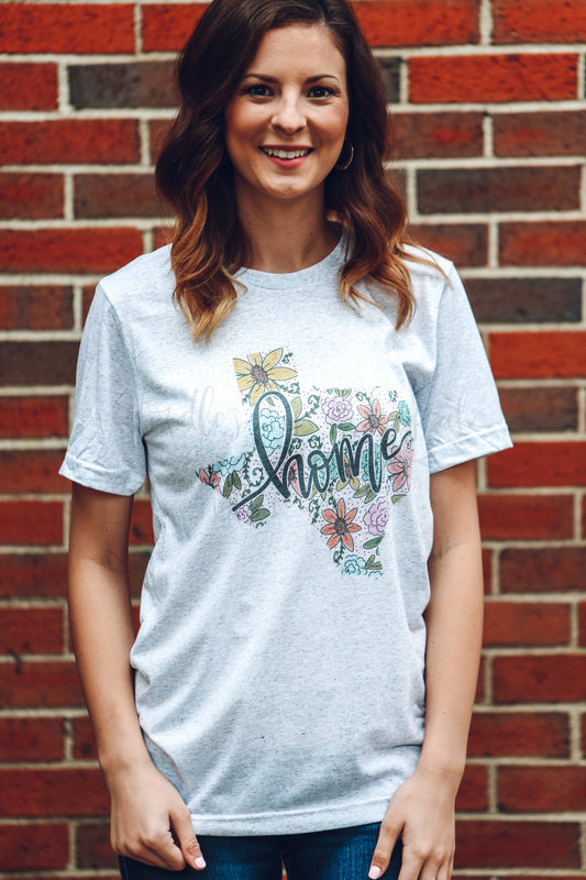 Texas Floral Tee - Graphic Tee