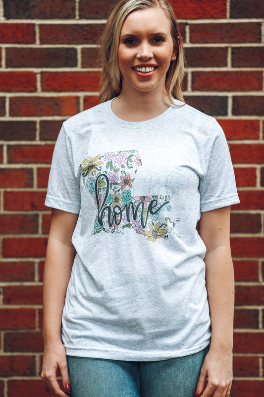 Louisiana Floral Tee - Graphic Tee