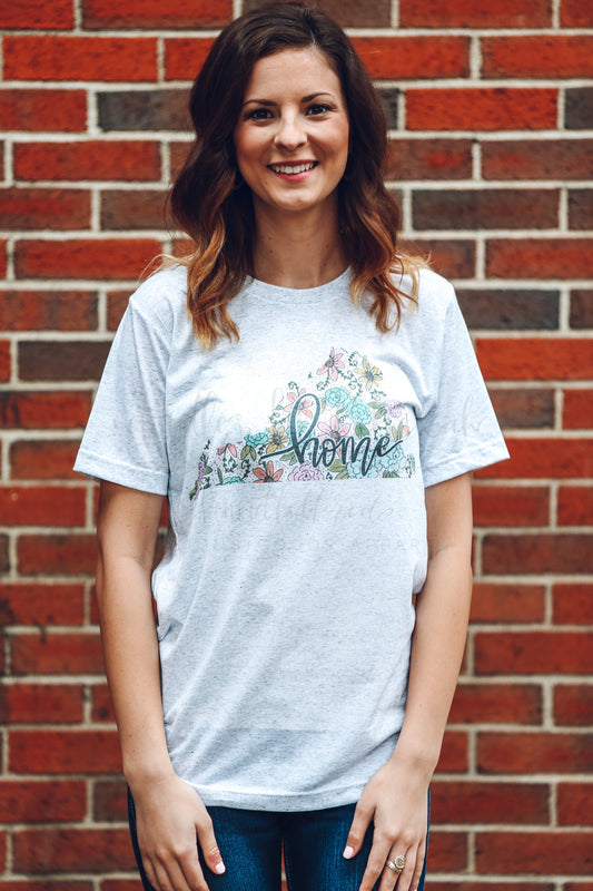 Virginia Floral Tee - Graphic Tee