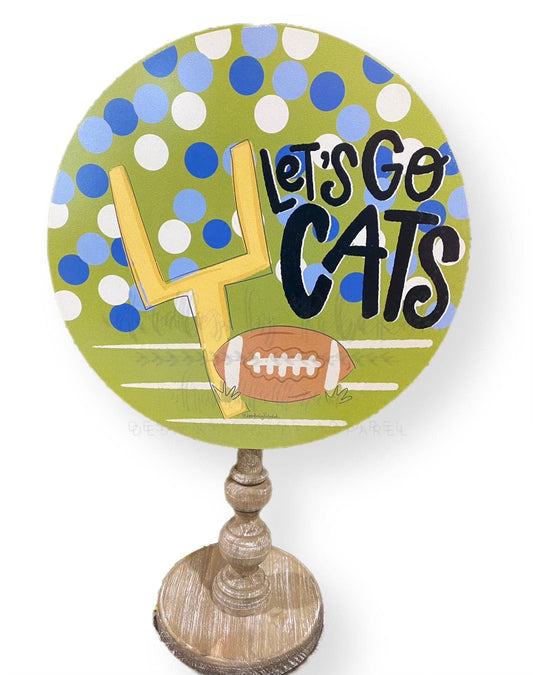 Let’s Go Cats Football Doorhanger/Topper/Attachment - Door Hanger