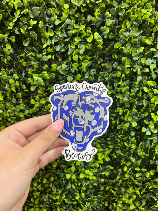 Spencer County Bears Sticker
