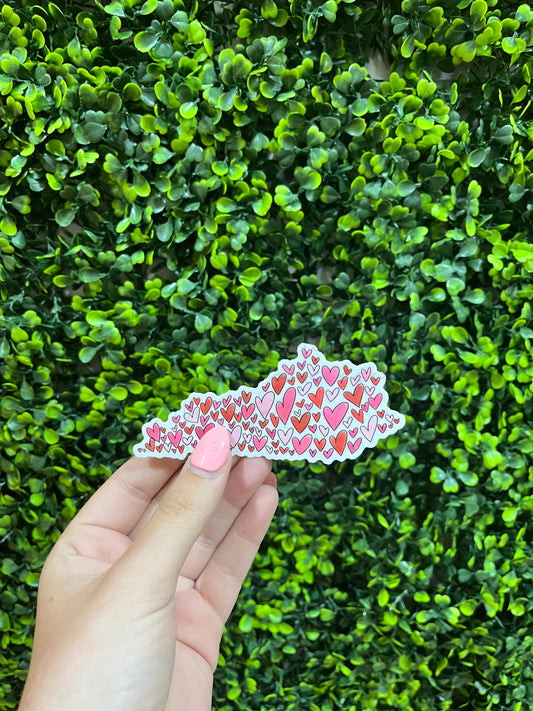 Kentucky Hearts Sticker