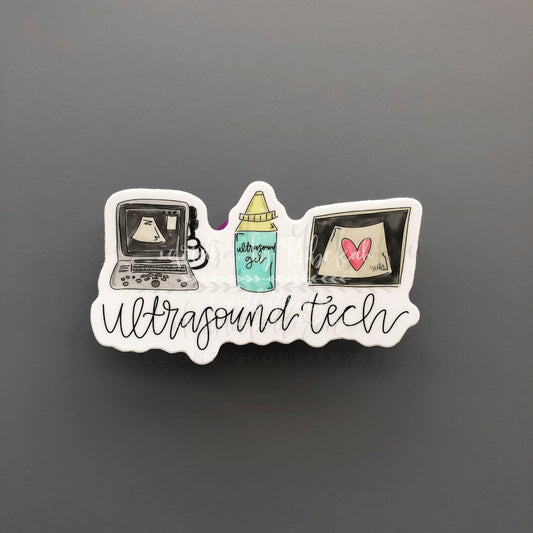 Ultrasound Tech Sticker - Sticker