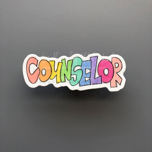 Counselor Sticker - Sticker