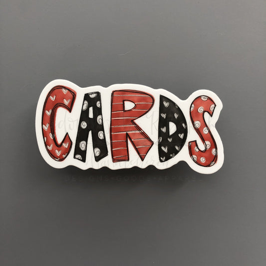 CARDS Sticker - Sticker