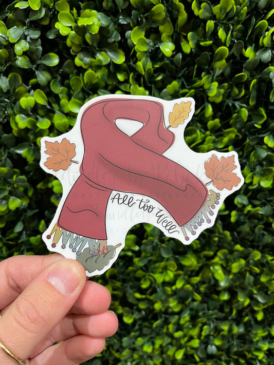All Too Well Sticker